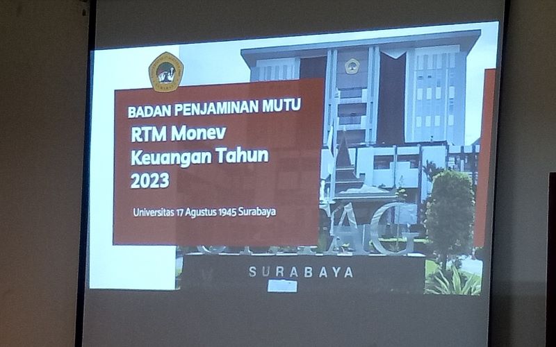 Kegiatan Rapat Tinjauan Manajemen (RTM) Tingkat Universitas